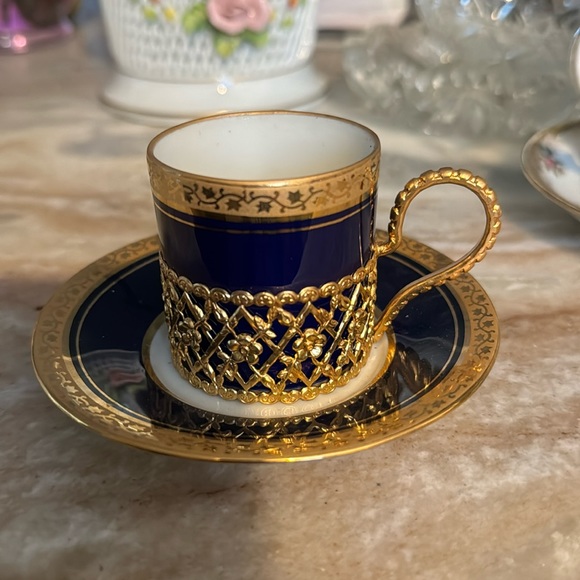 Royal Limoges Other - Limoges France cobalt blue cup